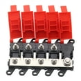 thumbnail image 2 of Furulu 1x Car Distribution Block 1 in4 out 4-way Fuse Holder 200A Multi-pole Fuse Block, 2 of 5