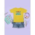 thumbnail image 3 of Life Liberty Happiness Neon T-Shirt Juniors -Image by Shutterstock,  Medium, 3 of 4