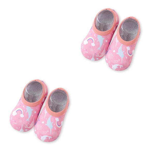 Wosthever 1 par de zapatillas de agua para niños pequeños, zapatos de natación unisex, botas XS tipo 3 Type2 NO2 Wosthever CBP227617