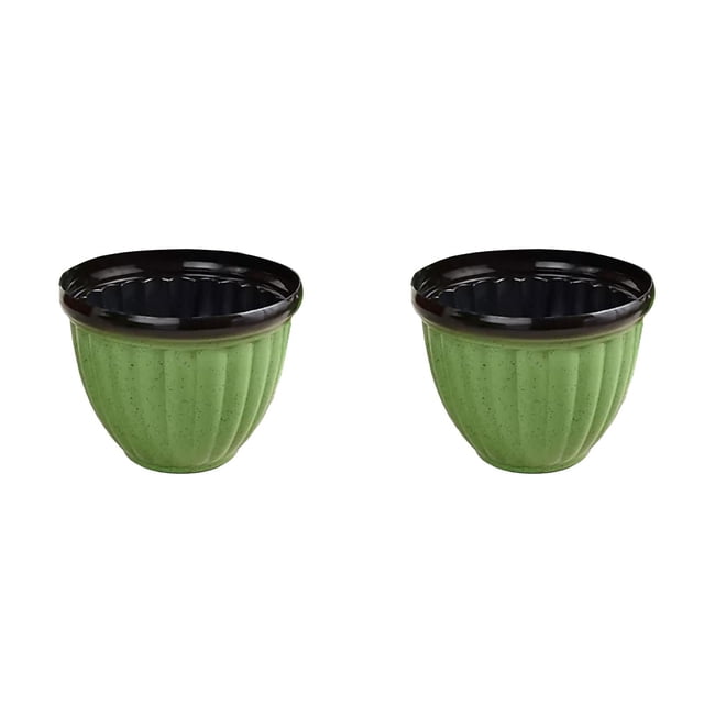 3.94 Inch Small Flower Pots Plastic Planters - 3D Textured Outdoor Indoor Garden Pots with Drain Holes - Weather-Resistant Lightweight Plant Containers for Porch Patio Deck Windowsill Decor
