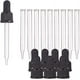 thumbnail image 4 of Juego de 12 goteros de vidrio para aceites esenciales de 50 ml con tapa giratoria a presión. Pipetas con aplicador de rodillo para frascos de aceites esenciales., 4 of 8