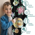 thumbnail image 3 of Blackout Kids Curtains,Pioneer Flower Floral Print Pattern Childrens Insulated Curtains Set Of 2,Bedroom Essentials,Toddler Room Decor 52"x63", 3 of 5