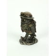 thumbnail image 2 of Veronese Design 4 1/8" Tall Sargent Major Oscar Whisky Lima Steampunk Owl Cold Cast Bronzed Resin Animal Sculpture Collectible Military Figurines, 2 of 3