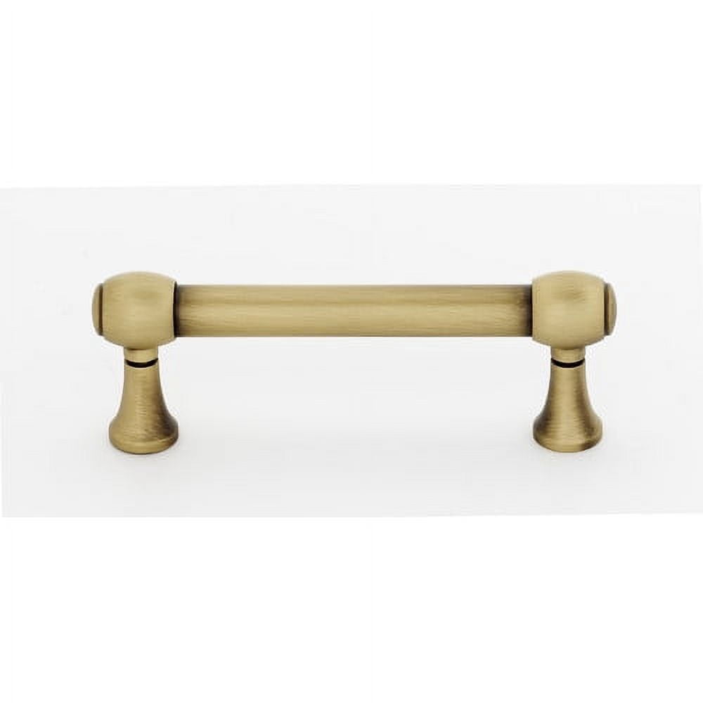 Alno A980-3-BRZ Royale 3" Center To Center Traditional Solid Brass Cabinet Handle / Drawer