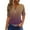 Khaki, variant on HAiming Summer Tops for Women 2025 Vacation Trendy Button V Neck Short Sleeve Shirt Plus Size Casual Loose Comfy Tunics