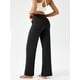 thumbnail image 3 of Pantalones de yoga DLOODA para mujer, pierna ancha y cintura alta con bolsillos, 3 of 6