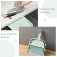 thumbnail image 4 of Raindrops Dust Brush and Dustpan Set Blue PP 1 Set Compact Cleaning Tool, 4 of 8