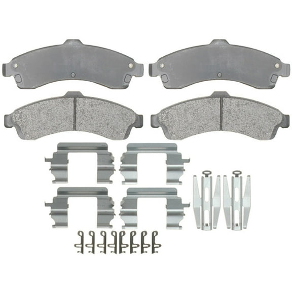 Disc Brake Pad Set Fits select: 2002-2005 CHEVROLET TRAILBLAZER, 2002-2005 GMC ENVOY