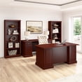 thumbnail image 4 of Arlington Bureau d'Ordinateur avec Rangement et Plateau pour Clavier en Cerisier Récolte, 4 of 11