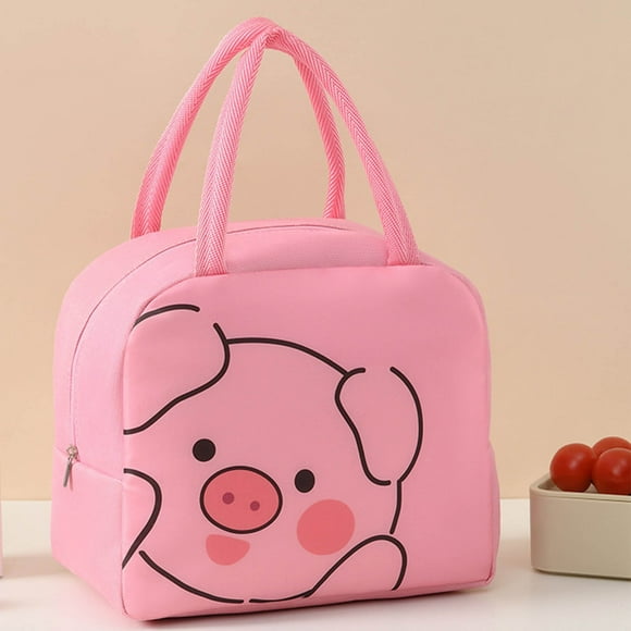 Cute Lunch Bags Cooling Lunch Bag, Lunch Bag Tote Tote Bag Lunch Bag, Large Capacity Lunch Bag for Men, Womens Lunch Bag Insulated, Pink
