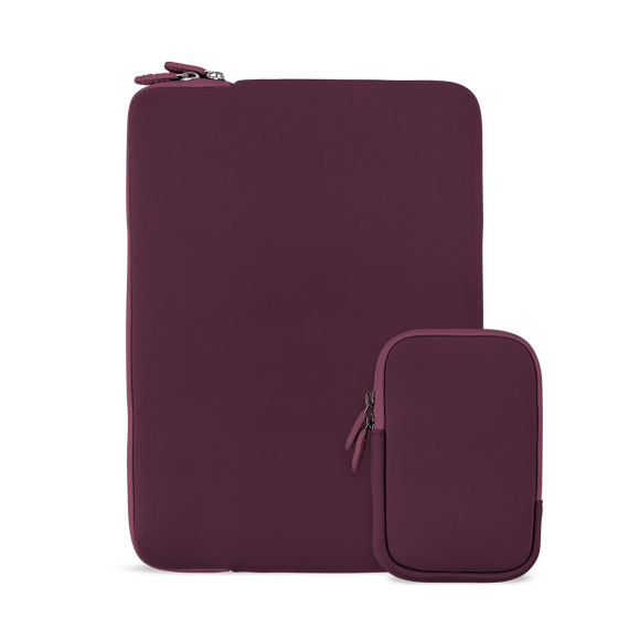 LOGiiX Vibrance Essential Sleeve for Laptops up to 14 in - Burgundy