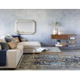 thumbnail image 3 of Hauteloom Atglen Wool Living Room, Bedroom Area Rug - Traditional - Denim, Teal, Tan - 12' x 15', 3 of 12