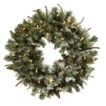 thumbnail image 1 of Nearly Natural 4861 30 in. Lighted Frosted Pine Wreath, 1 of 1