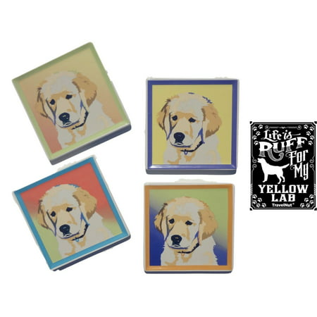 Best Hot Yellow Lab Labrador Dog Lover Gift Set Fun Silly Funny Quirky Last MInute Great Mother Day Nurse Graduation Idea Family Married Couple Parent Grandparent Men Women