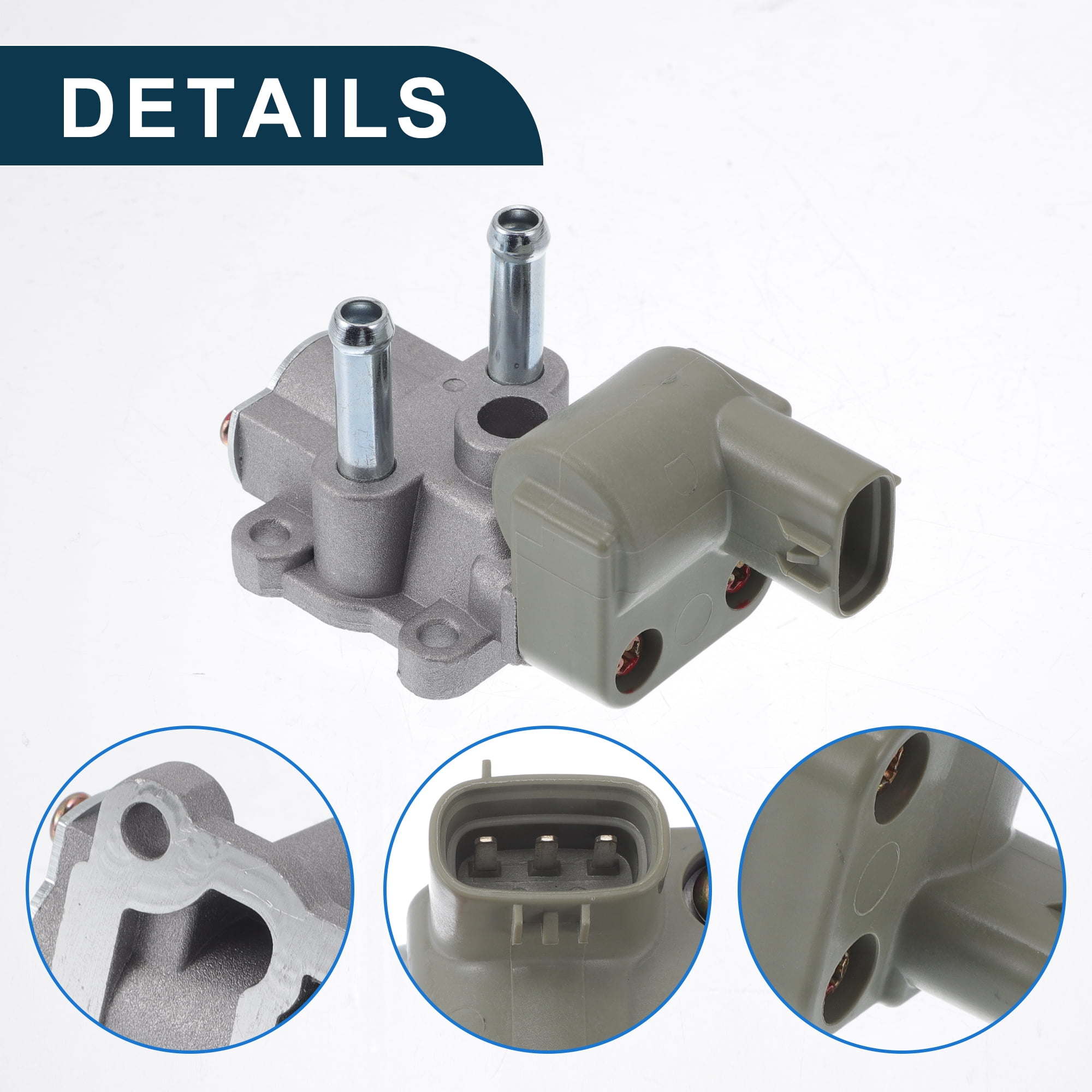 Unique Bargains Car Idle Air Control Valve for Toyota Camry 1997-2000, for Toyota Solara 1999-2000 Replace No.2227003030 IACV Idle Motor Idle Air Control Valve