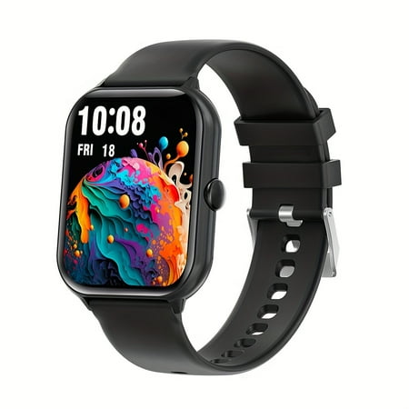 "FANRUINA 2024 Smart Watch 1.95 HD Display, Call Answer, Sleep/Sport Fitness Tracker, Pedometer, Weather, Notifications for Android & iOS, Men/Women