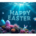 thumbnail image 4 of Easter Themed Egg Shaped Banner with Cityscape Inside Happy Easter Lettering Butterflies Clouds and Rainbows Background Party Decorations Easter Celebrations Photography Props Spring Events, 4 of 7