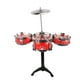 thumbnail image 2 of Batería Infantil de 5 Piezas con Taburete y Baquetas: Instrumento de Percusión para Educación Temprana para Niños y Niñas., 2 of 7