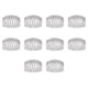 thumbnail image 5 of Peines torcidos para el cabello Qarigey peine tenedor de plástico Blanco claro 2Conjunto, 5 of 6