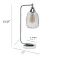 thumbnail image 3 of Elegant Designs Mesh Wire Desk Lamp, Chrome, 3 of 9