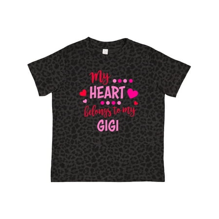 

Inktastic My Heart Belongs to My Gigi Gift Toddler Boy or Toddler Girl T-Shirt