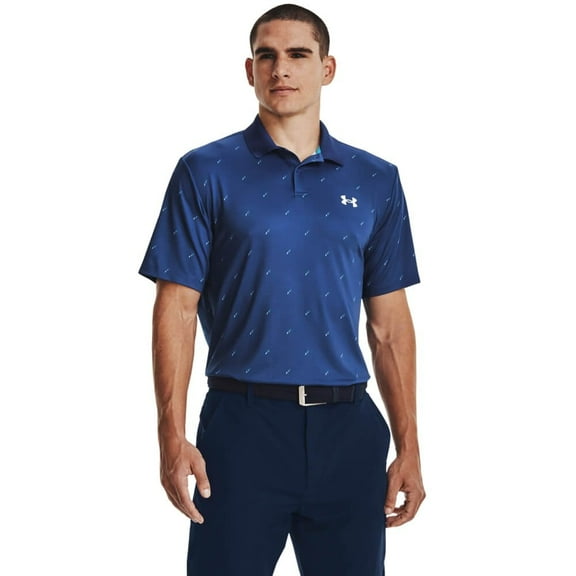Under Armour Perf 3.0 Deuces Polo Blue Mirage/Glacier Blue L