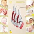 thumbnail image 2 of Coolnut Merry Christmas Baby Muslin Washcloths Face Towel, 3 PCS Cute Dog Burp Cloths Cotton Wipes Infant Wash Cloth for Newborn Boys Girls 12x12 inches, 2 of 6