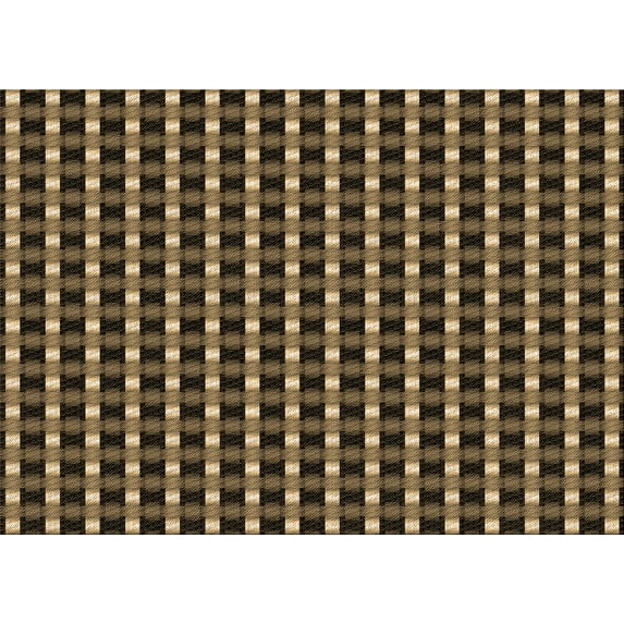 Ahgly Company Indoor Rectangle Patterned Bronze Brown Area Rugs, 6' x 9'
