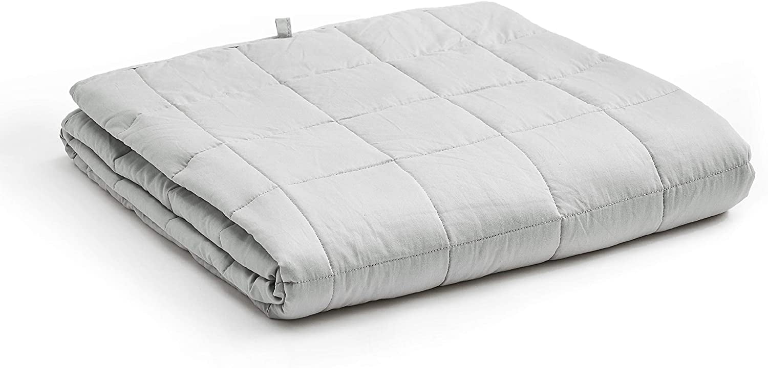 YnM Weighted Blanket 20lbs 60x80 Queen Size Super Lightining Pattern 