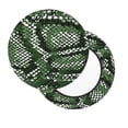 thumbnail image 2 of Daiia Green Snakeskin Stool Covers Round,Round Bar Stool Covers Waterproof Bar Chair Covers Washable Stool Cushion Slipcover for 12-14 Inch Chair-12 inch, 2 of 7