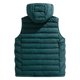 thumbnail image 4 of Ceisia Men's Fleece Lined Sleeveless Waistcoat with Detachable Cap Zipper Pockets Casual Gift Hooded Outerwear, 4 of 7