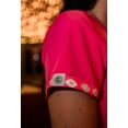 thumbnail image 2 of Women's scrub top, Western, Workwear, Uniform, Scrub Sets, Spurrin' Scrubs-Simple Hot Pink Aztec Top, 2 of 2