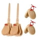 thumbnail image 3 of 4 piezas de castañuelas de dedo, claqueta de , juguete de educación temprana, instrumento musical de percusión de castañuelas para bricolaje, 3 of 9