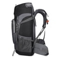 thumbnail image 3 of Mochila de senderismo resistente al agua de 65L con cubierta de lluvia para deportes al aire libre, mochila de viaje para acampar, escalar, montañismo weikani Mochila, 3 of 7