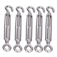 thumbnail image 1 of Turnbuckle, Adjustable Elastic Effect 5 Pack Wire Rope Tension  Fixing  For Adjusting For Fastening For Tensioning M6, 1 of 8