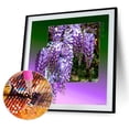 thumbnail image 3 of Cuadros Decorativos Kit de pintura de diamantes Flores Arte de mosaico de diamantes cuadrados completos JShteea Nuevos Originales, 3 of 9