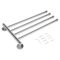 thumbnail image 1 of Stainless Steel Towel Rack Holder Wall Mounted Hanger Hook Organizer, Advanced Coating, Hangs Towels, Bath Towels, with Screws and Mounting Bracket for Kitchen, 1 of 8