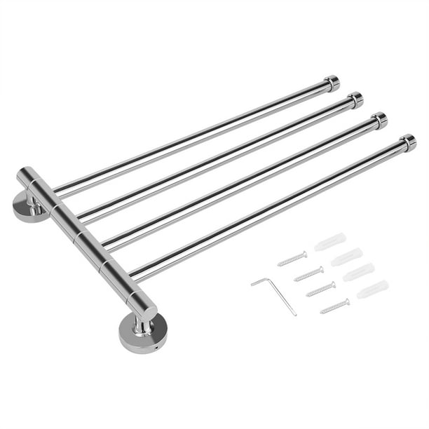 Toallero De Acero Inoxidable, Organizador De Ganchos Para Colgar Montado En La Pared, Revestimiento Avanzado, Cuelga Toallas, Toallas De Baño, Con Tornillos Y Soporte De Montaje