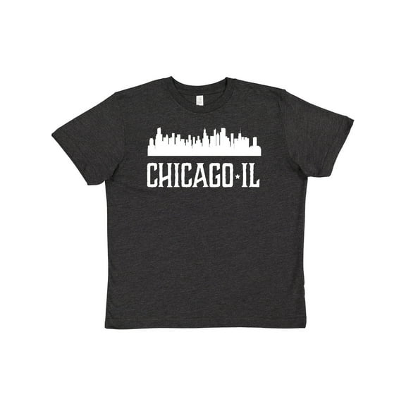 Inktastic Chicago Illinois Skyline IL Cities Youth T-Shirt
