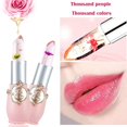 thumbnail image 4 of Jelly Flower Crystal Magic Lipstick, PH Clear Color Change Changing Jelly Flower Pintalabios Bálsamos labiales Brillo Tinte Set para mujeres Niñas Gel de aloe Pintalabios con flor Bulk Larga duración a prueba de agua oso de fresa Electrónica, 4 of 5