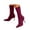 Wine, variant on UngA Boots for Women Womens Mid Calf Boots Pointed Toe High Heel Long Boots Side Zipper Winter Dress Shoes ,7