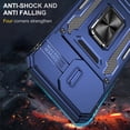 thumbnail image 3 of Designed for iPhone 15 Pro Case Blue,15Pro Case with Camera Cover and Kickstand [ Shockproof Anti-Scratches and Anti-Drop Protection] Case for iPhone 15 Pro,6.1inch,(2023), 3 of 12