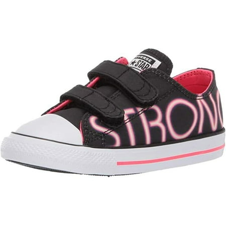 

Converse Chuck Taylor All Star 2V 763587 Pre-School Kid Black/White Shoe AMRS864 (4)