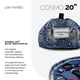 thumbnail image 2 of Organizador de bolsas de cosméticos y maquillaje Lay-n-Go Cosmo Blue, 2 of 8