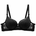 thumbnail image 3 of SROBPTY Womens Bras Print Solid Lace Underwire Push Up Thin Brassiere for Daily Wear, 3 of 5
