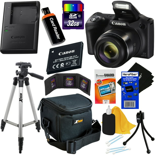 abces meel ik wil Canon Powershot SX420 IS 20 MP Wi-Fi Digital Camera with 42x Zoom (Black),  Includes: Canon NB-11LH Battery & Canon Charger + 9pc 32GB Deluxe Accessory  Kit w/ HeroFiber Cloth - Walmart.com