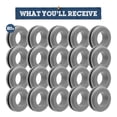 thumbnail image 4 of Fermentaholics Gray Airlock Fermentation Replacement Grommets for Fermenter Lid – 20 Pack: Grommet Fits 1/2 Inch Hole, For Standard 3/8 in Airlocks, Beer, Wine, Cider, Mead, Fermented Foods, & More, 4 of 8