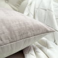 thumbnail image 5 of Home Soft Things Textured Velvet 4 Piece Pillow Shell Set - Simply Taupe - 20" x 20", 5 of 7