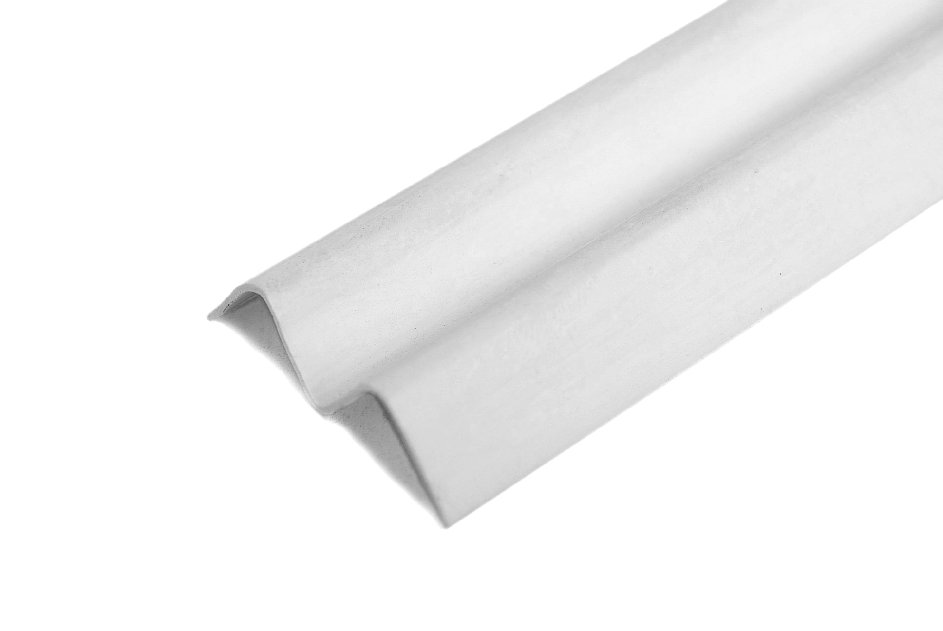 White 6ft Ridged Slat for Chain Link Fence