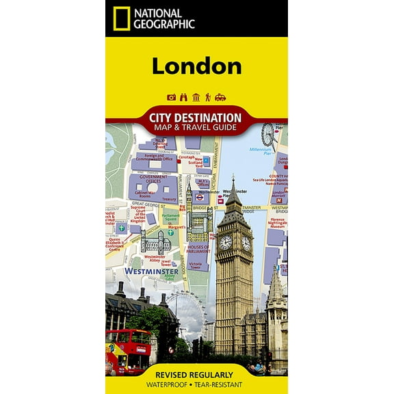 National Geographic Destination City Map: London - Folded Map